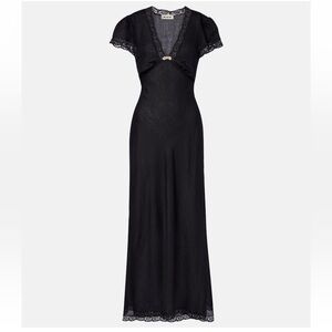 Rixo Clarice lace-trimmed midi dress SIZE Small/UK 10 NWT